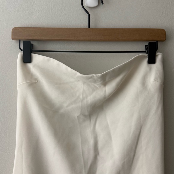 Reformation Nino Dress in Fior Di Latte Strapless Women’s Size 8 - Picture 4 of 12